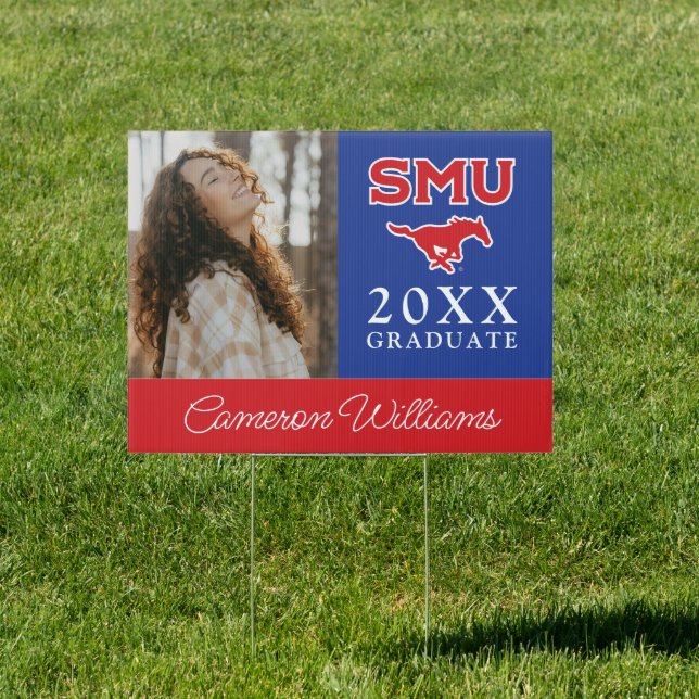 Southern Methodist University Graduation Sign (Insitu)