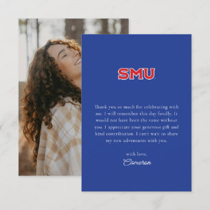 Southern Methodist University Graduation Thank You Card