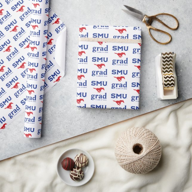 Southern Methodist University Graduation Wrapping Paper (Crafts)