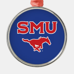 Southern Methodist University Holiday Metal Ornament