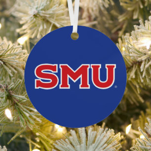 Southern Methodist University Holiday Metal Ornament