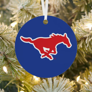 Southern Methodist University Holiday Metal Ornament