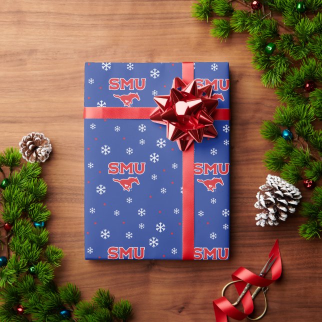 Southern Methodist University Holiday Wrapping Paper (Holiday Gift)