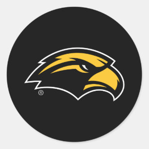 Southern Mississippi Eagle Logo Classic Round Sticker