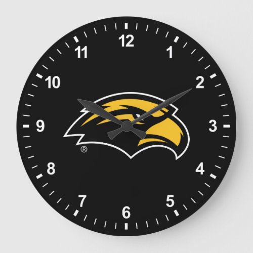 Southern Mississippi Eagle Logo Large Clock