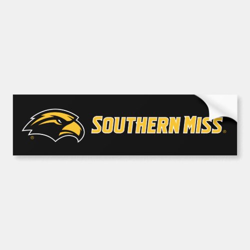 Southern Mississippi Logo Bumper Sticker