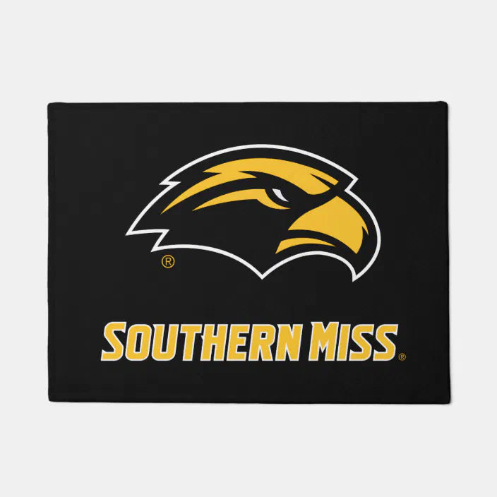 Southern Mississippi Logo Doormat Zazzle Com