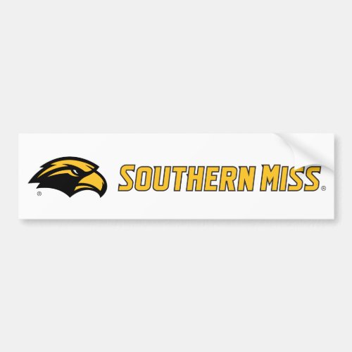 Southern Mississippi University Mark Bumper Sticker