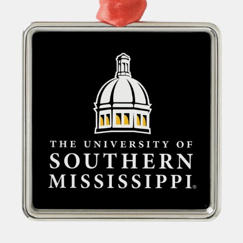 Southern Mississippi University Mark Metal Ornament