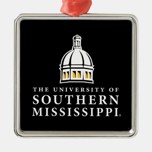 Southern Mississippi University Mark Metal Ornament