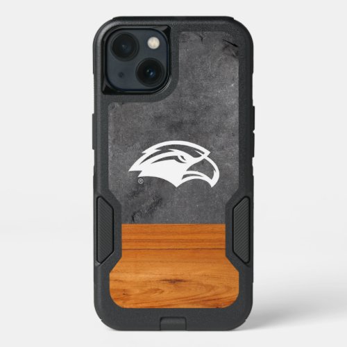 Southern Mississippi Wood Cement Half White iPhone 13 Case