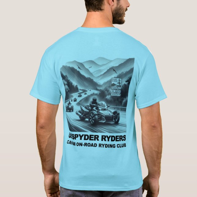 Southern Mountain Chapter - Blue Ridge Parkway T-Shirt (Back)