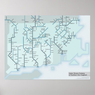 Southern New England Streams 18 x 24 Poster