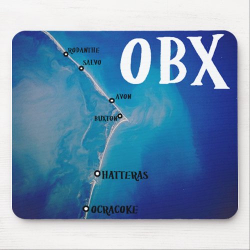 Southern OBX map Mouse Pad