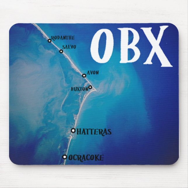 Southern OBX map Mouse Pad (Front)