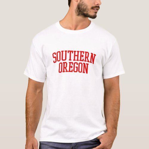 Southern Oregon Arch Vintage Retro University Styl T_Shirt