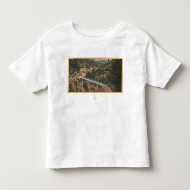 Southern Oregon - Pioneer Bridge, Canyon Creek Toddler T-shirt (Front)