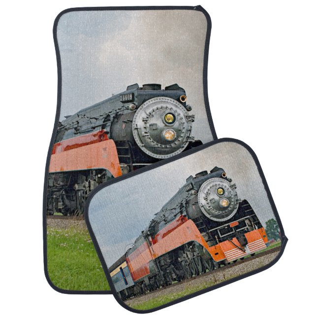 Southern Pacific 4449 Daylight Steam Train  Car Floor Mat (Set)