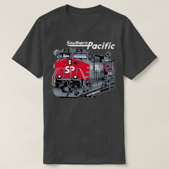 Southern Pacific AC4400 Authentic Railroad T-Shirt (Design Front)