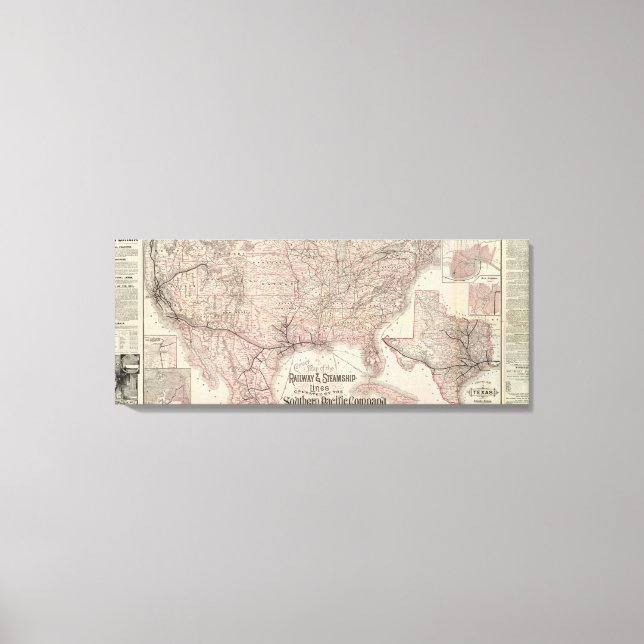 Southern Pacific Company Canvas Print (Front)