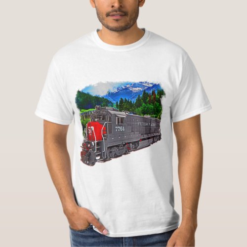 Southern Pacific Engine Train T_Shirt