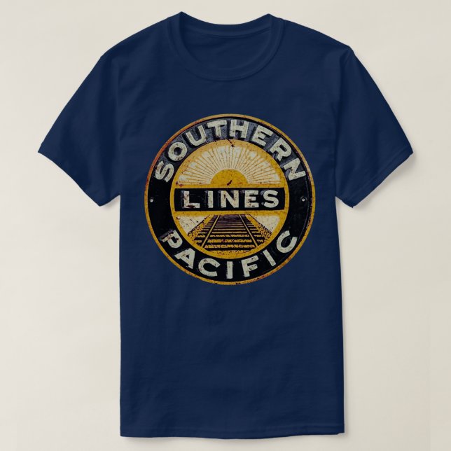 Southern Pacific Lines Railroad T-Shirt (Design Front)