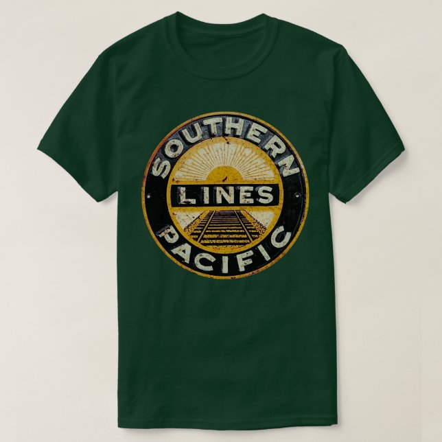 Southern Pacific Lines Railroad T-Shirt (Design Front)