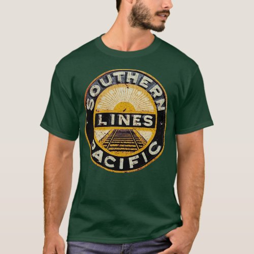 Southern Pacific Lines Railroad T_Shirt