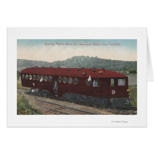 Southern Pacific Motor Car Cards (Front Horizontal)