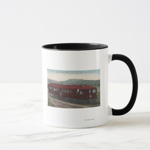 Southern Pacific Motor Car Mug