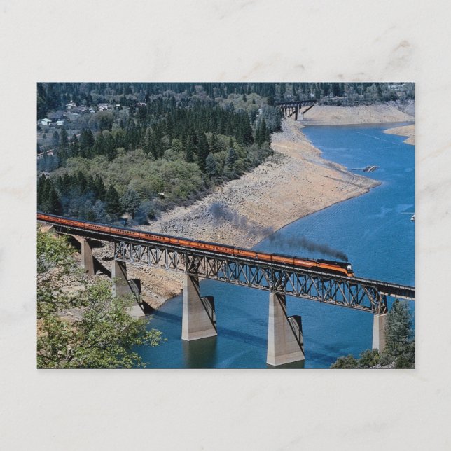 Southern Pacific No. 4449 at Shasta Lake, Californ Postcard (Front)
