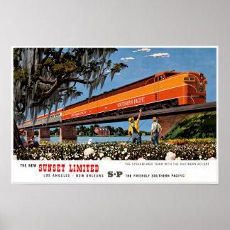 Southern Pacific Railroad poster