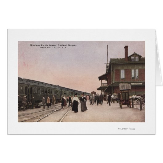 Southern Pacific Railroad Station Cards (Front Horizontal)