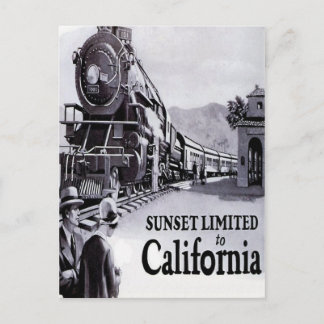 Southern Pacific Railway - 1920s Postcard