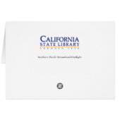 Southern Pacific Streamlined Daylight Cards (Back Horizontal)