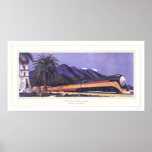 Southern Pacific Streamlined Daylight Poster