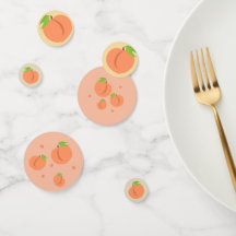 Southern Peach Emoji - Summer Party Confetti