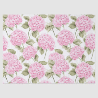 Southern Pink Hydrangea Tissue Paper