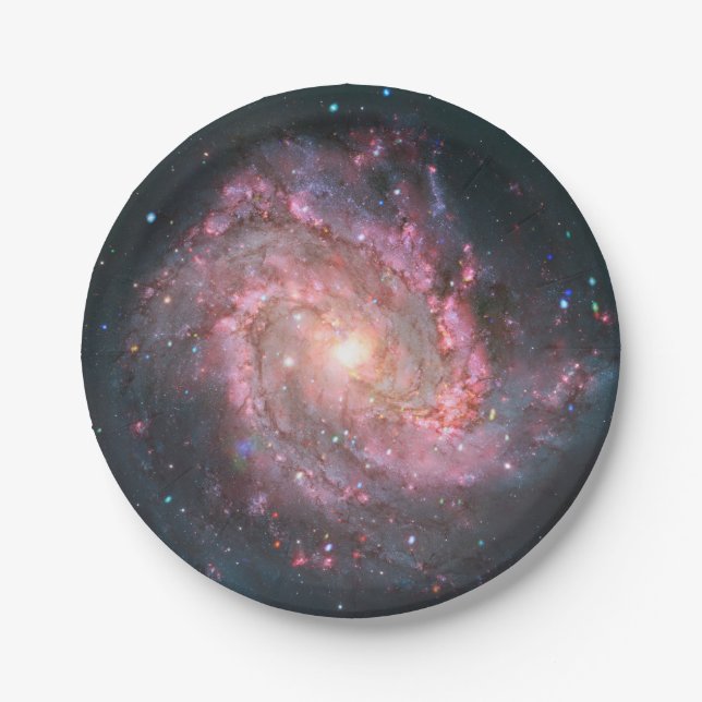 Southern Pinwheel Galaxy Paper Plates (Front)
