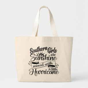 Southern Pride Country Girl Princess Texas Rodeo Large Tote Bag
