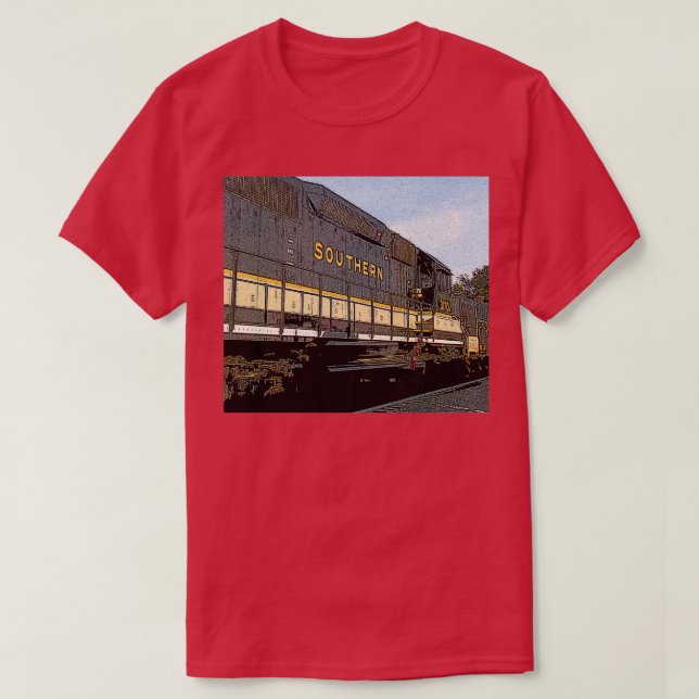 Southern Railroad Train T-Shirt (Design Front)