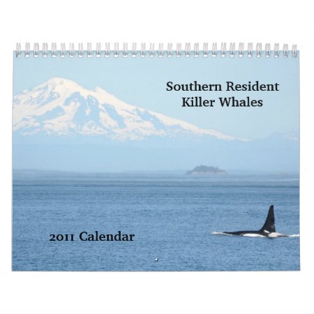 Southern Resident Killer Whales Calendar