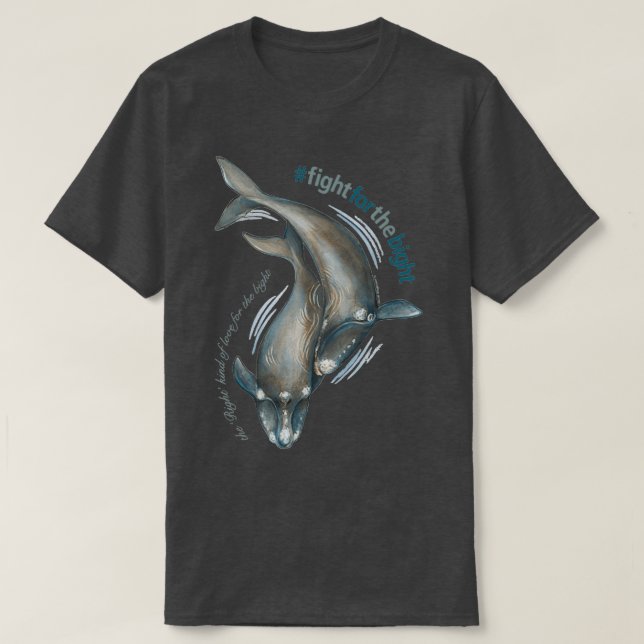 Southern Right Whales 1 T-Shirt (Design Front)