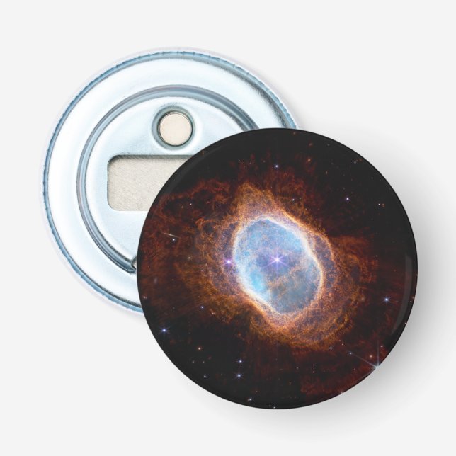 Southern Ring Nebula Space James Webb Telescope Bottle Opener (Front)