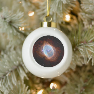 Southern Ring Nebula Space James Webb Telescope Ceramic Ball Christmas Ornament