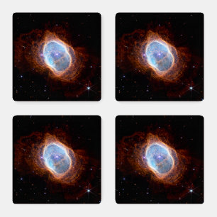 Southern Ring Nebula Space James Webb Telescope Coaster Set