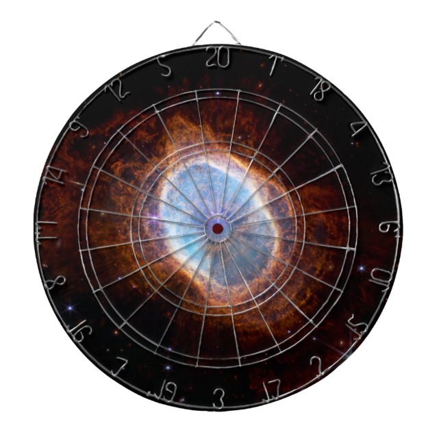 Southern Ring Nebula Space James Webb Telescope Dart Board (Front)