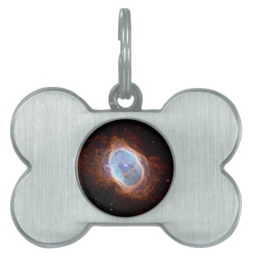 Southern Ring Nebula Space James Webb Telescope Pet ID Tag