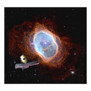 Southern Ring Nebula Space James Webb Telescope Photo Print