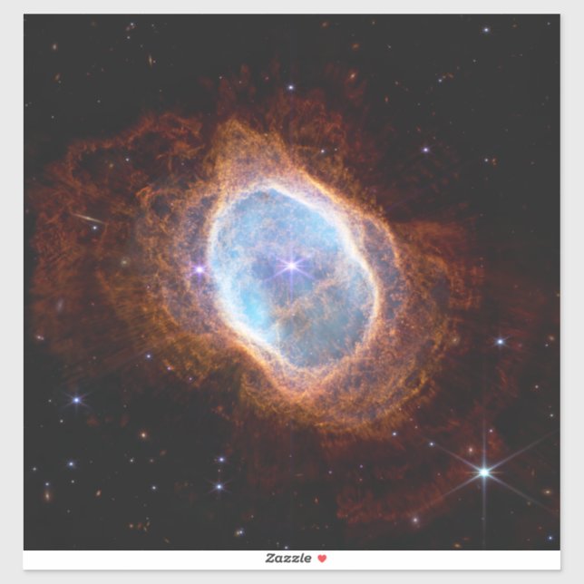 Southern Ring Nebula Space James Webb Telescope Sticker (Sheet)